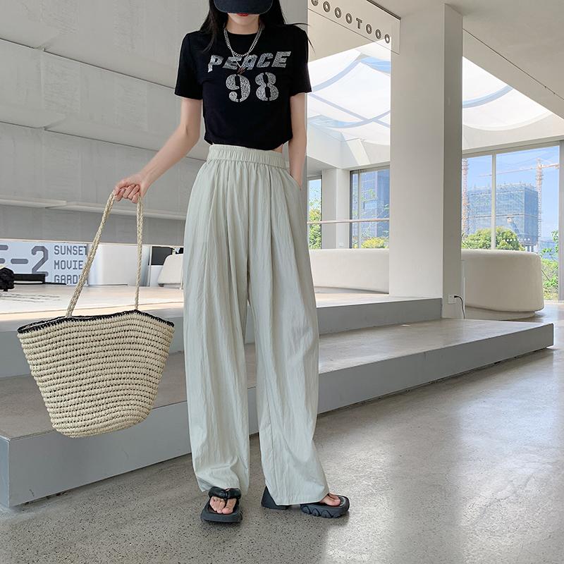 

Summer Relax Fit Широкие летние брюки со складками, тонкие XL