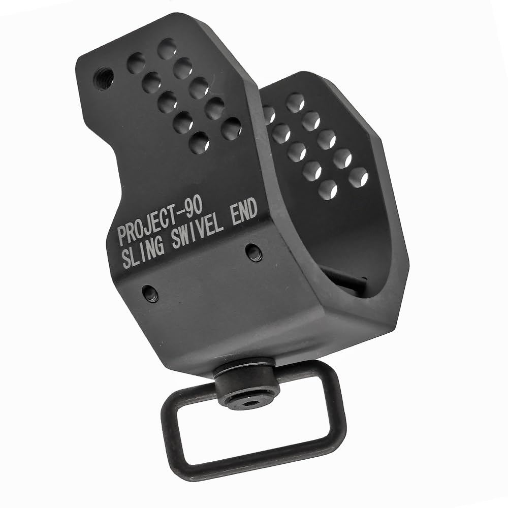 Ryohin Buhin Sling Swivel End Type A for Tokyo Marui P90 Series Rear Sling Mount Sling Adapter for One-Point Slings, Airsoft