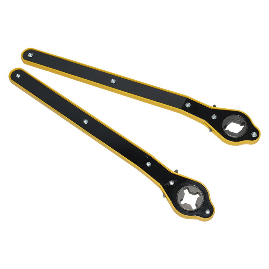 1 Pcs Car Jack Labor-saving Wrench Extended Rocker Type Car Tire Changing Tool Set Ratchet Wheel Gold Jack Accessory