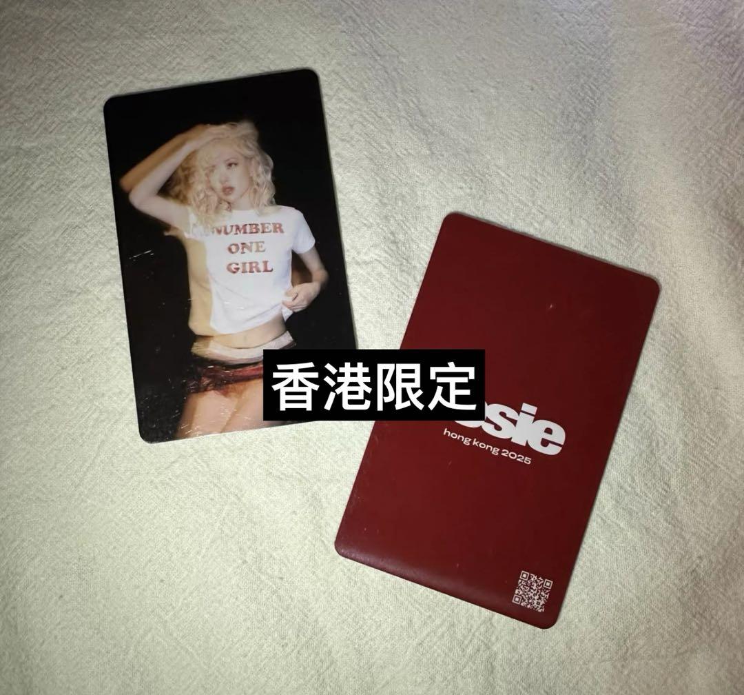 

[USED] BLACKPINK Rosé Rosie Hong Kong Pop-Up Bonus Limited Edition Trading Card
