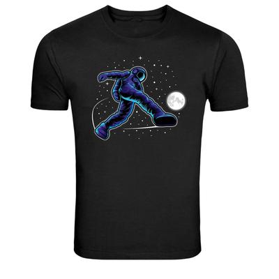 Astronaut som går på månen Minimal rymd Grafisk T-shirt