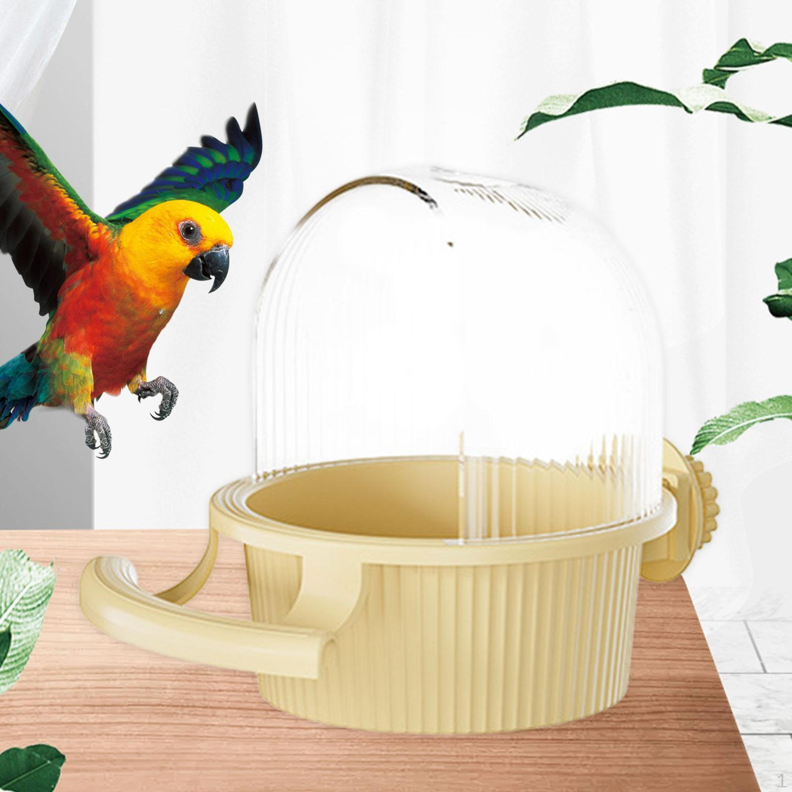 

Кормушка для клетки с птицами, водонепроницаемая подвесная кормушка для голубей и воробьев на открытом воздухе