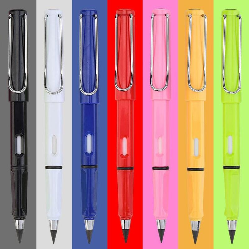 Portable Erasable Inkless Pencil Refillable Inkless Pencil Unique Screw Interface Design Detachable Pen Nib for Children