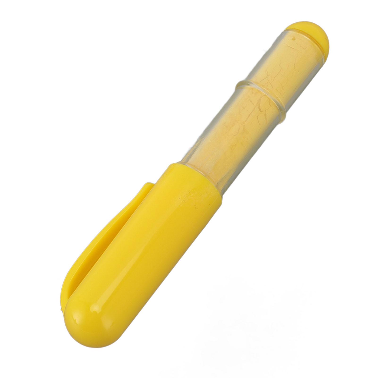 

Маркер для мела для ткани Точная маркировка Легко удаляется Многоцелевой портативный маркер для мела для ткани жёлтый