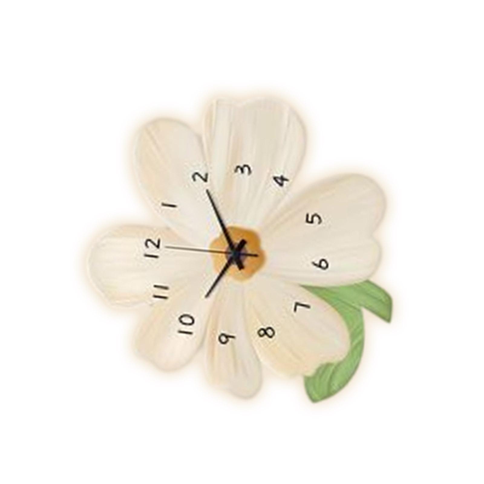 

Креативные Цветочные Декоры Настенные Часы со Встроенной Подсветкой Идеально Подходят для Спален Гостиной Настенные Часы на Батарейках 1