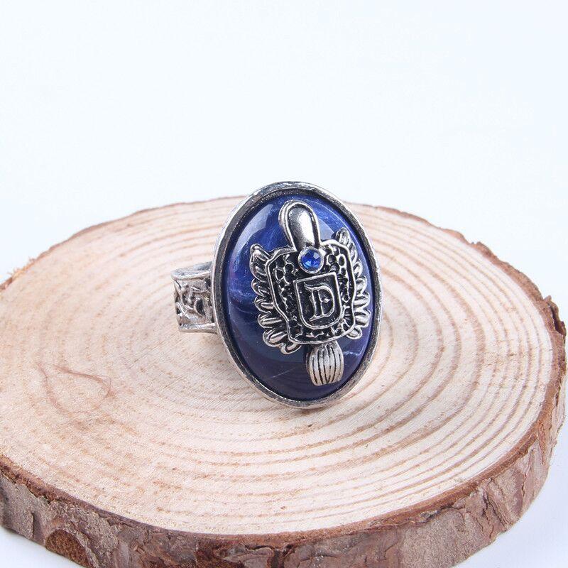 Vintage Lapis Lazuli Punk Ring Inspiriert von Klassischen Serien