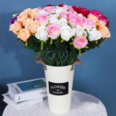 Beautiful Artificial Flower Realistic Looking Faux Silk Cloth Vibrant Color