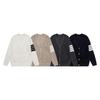 Autumn/Winter Thick V-neck Cardigan Four-Bar Knit Unisex Sweater Coat