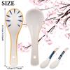 6 Pcs Ceramic Soup Spoons Japanese Retro Soup Spoons