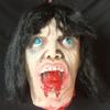 Dead Head Halloween Prop With Long Hair For Scary Party And Escape Room Decor