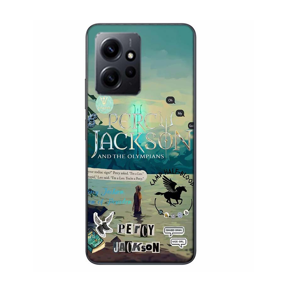 P-Percy J-Jackson Poseidon Camp Half-Blood Phone Case For Redmi 12 13C 14C 12C Note 14 13 Pro Plus 10 10A 10C 9 9A 9C 9T K70 K80
