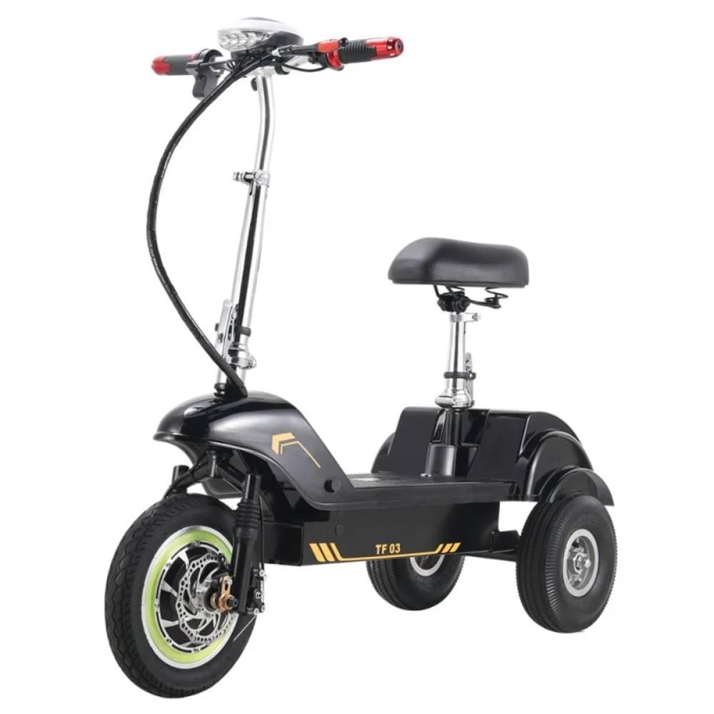 TWOFISH TF03 Elektroroller für Erwachsene 500W Motor 12F/10R Luftreifen 48V 15AH Akku Faltbarer E-Scooter Mit Sitz