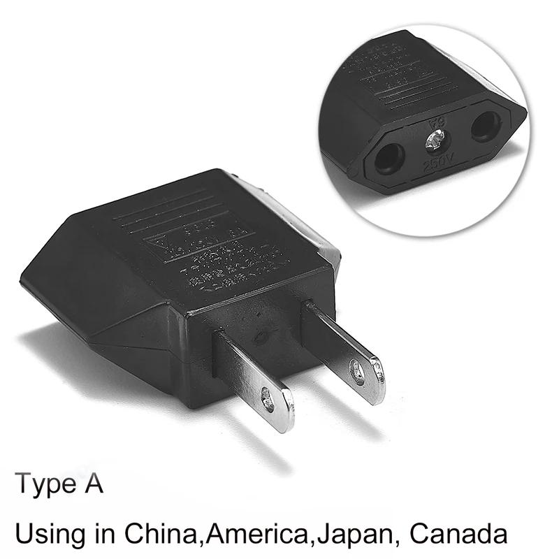 US Plug Adapter EU To US Adapter Mexico Plug Power Converter American Adapter Electrical Socket AC Outlet Travel Adapters