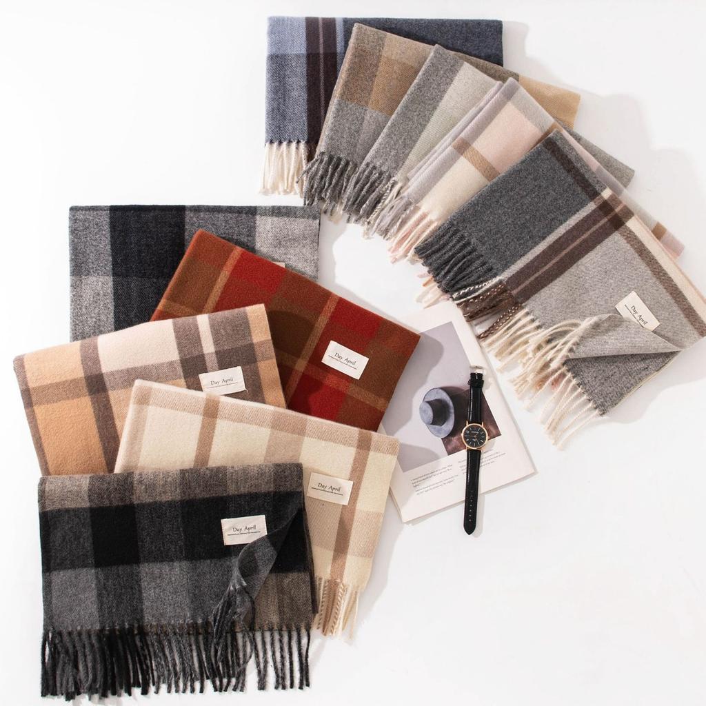Girl's Shawl, Warm Scarf, Scarf, Couple's Scarf, Tassel, Gradient Color, Thick, Cold Proof, Warm Shawl