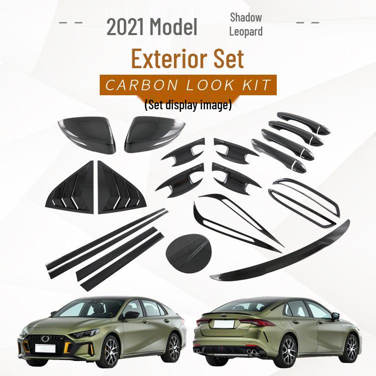 Compatible with GAC 2021 EMPOW: Door Handles, Cups, Mirrors, Fuel Caps, Rear Louvers, Body Trim