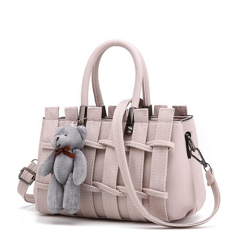 

Modern Weaved Shoulder Bag With Single Shoulder Strap For Daily Outfits білий