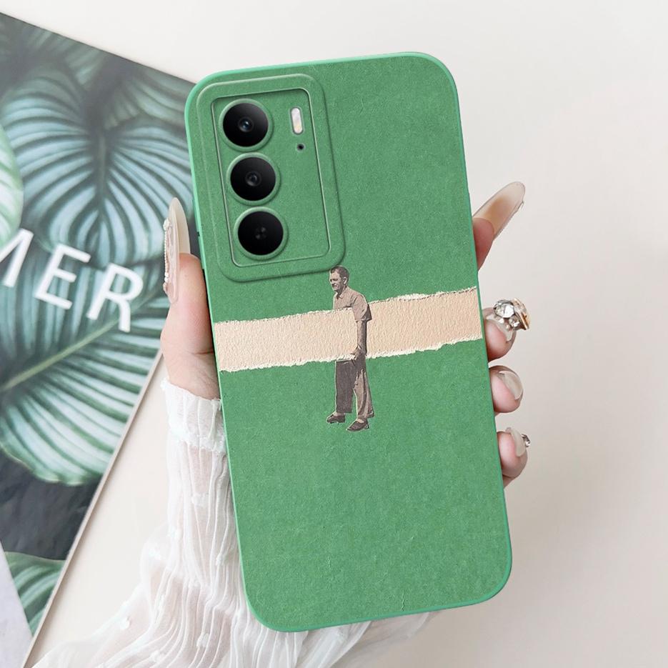 For Realme C75 4G Case Cute Cartoon Luxury Candy Painted Cover Shockproof Soft TPU Phone Case For Realme C75 C 75 RealmeC75 Bags