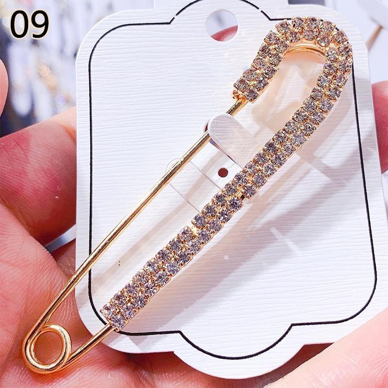 1pc Elegant Brooches Pin Rhinestone Women Accessories Jewelry Crystal All Match High Quality