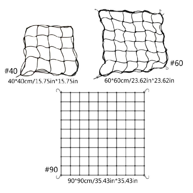 Elastic Trellis Net for Plant Net with Hook Flexible Hydroponics Support