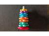 Rainbow Spinner Stacking Teether: Educational Toy for 0-1 Year Olds