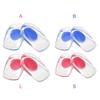 2 Pairs Silicone Half Heel Pad Transparent Insole Half Pad Increased Shoe Mat