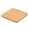 ZISIZ Rectangular Bamboo Wood Serving Tray Set