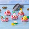 Creative Lotus Wealth Animals Miniature Figurines Cartoon Desktop Car Micro Landscape Home Ornaments Decoration Accessories Gift