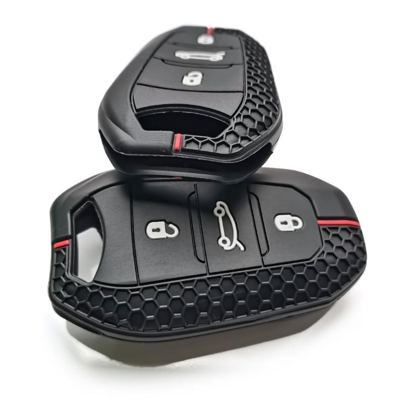 Car Key Case for 208 308 408 Key Fob Protector Cover Waterproof Key Cover Protective Shell Full Protection Case