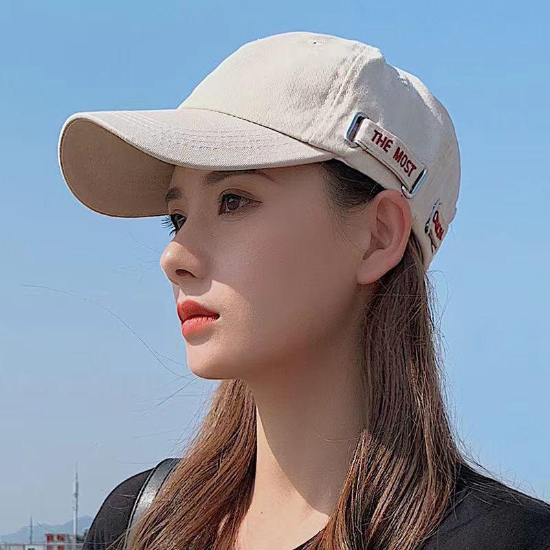 

Simple Fashion Women Baseball Cap Adjustable Casual Cotton Sun Hat For Men Sided Letter Embroidery Peaked Cap 56-58cm