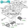 Vorderer Isolator-Mutter für Nissan Kicks, Passend für 10 Stück, OE-Nr. 77030-41045