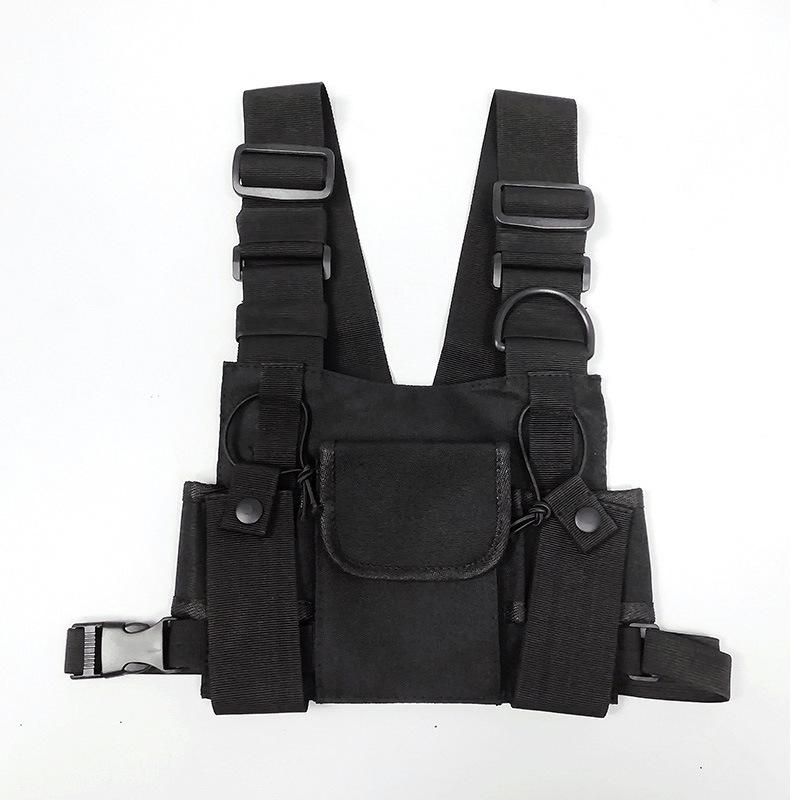 Unisex Chest Bag Vest: Tactical, Hip Hop, Cool Waist Backpack