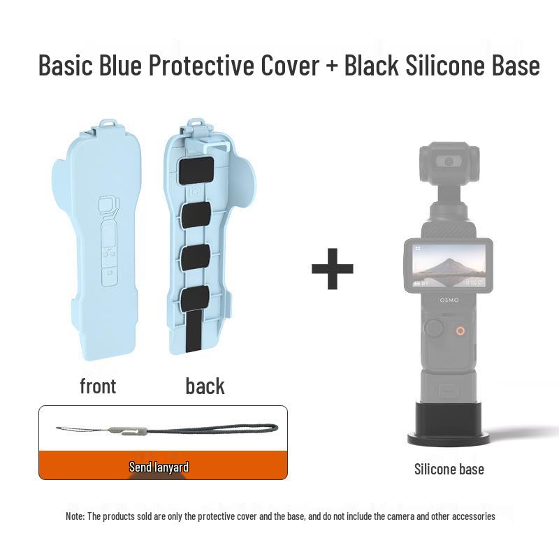 DJI Pocket 3 Protective Case with Magnetic Flip Cover and Screen Plate for Gimbal Camera and Filter Storage.