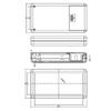 4 sizes DIY ABS Plastic Electronic Project Box Waterproof Cover Project Instrument Case Enclosure Boxes For housing