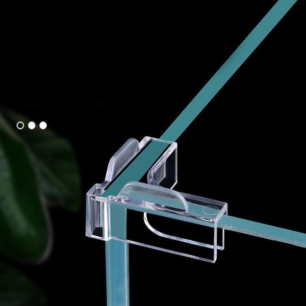 Pakke med 12 myke putebeskyttelser for akvarier Høymotstandsdyktig Enkel installasjon Akryl hjørnebeskyttere Klar støtfanger