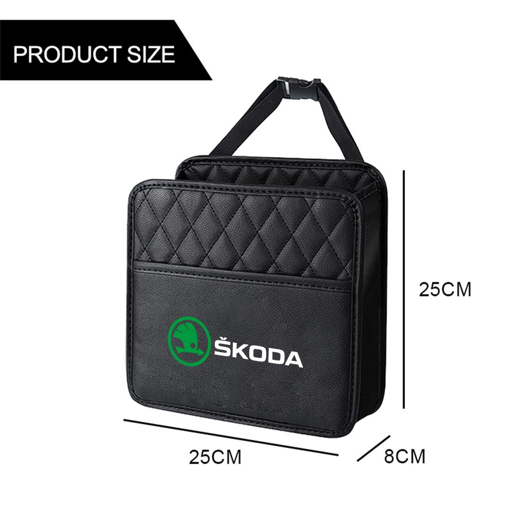 Autositz-Rücken-Organizer Hängende Auto-Rücksitz-Aufbewahrungstasche für Skoda Octavia Rapid Fabia 1 2 VII S Kodiaq Kamiq Scala Superb VRS