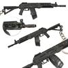 1Pcs Mini Rpk16 Machine Gun Model Alloy Small Gun Keychain Pendant Toy Gun Model Pendant Car Key Chain Car Key Ring Gift For Boy