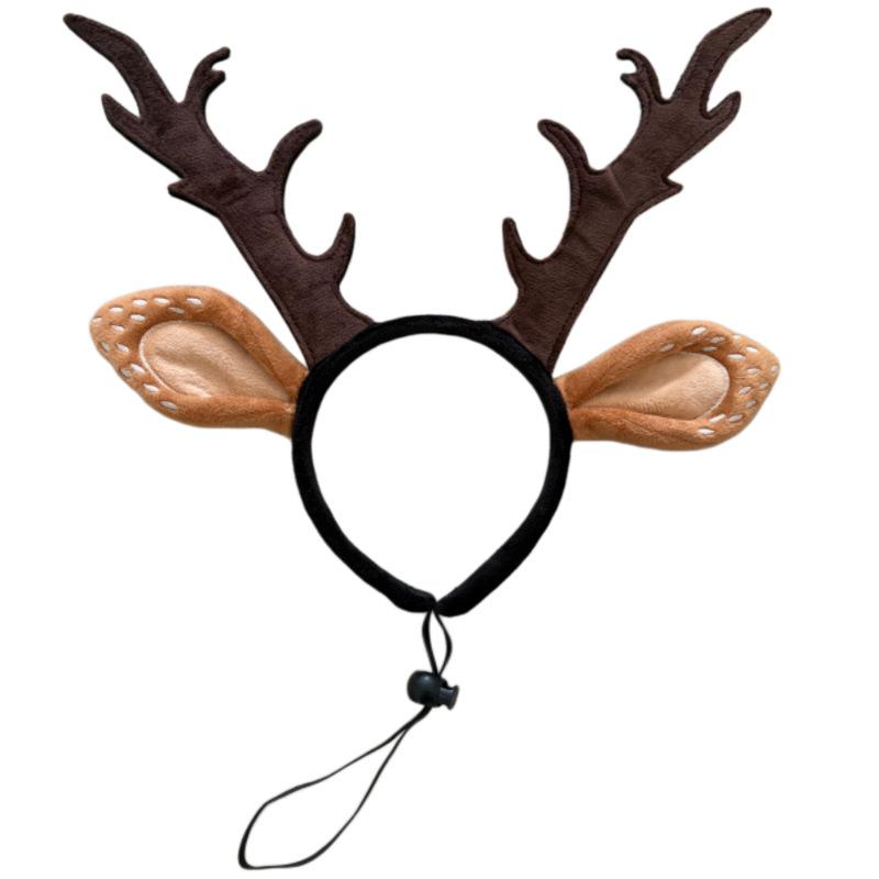 Elegant Reindeer Antler Headband: Christmas & Halloween Cosplay Accessory for Women