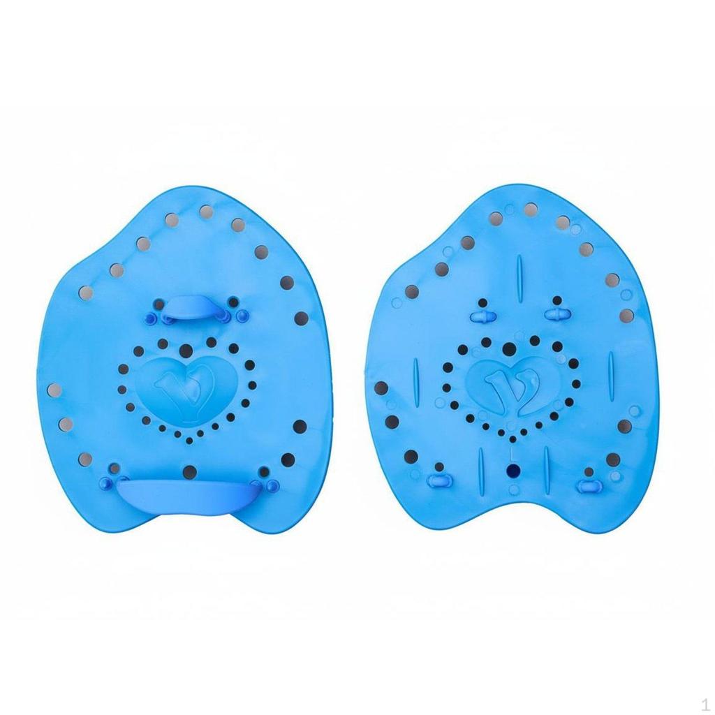 2 Pieces Silic Single Swim Paddles Improves Stroke Form Hand Increased Water Resistance