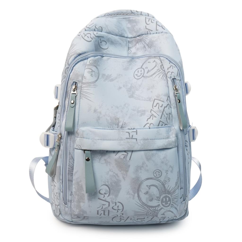 Zaino scolastico Zaino scolastico giapponese maschile stampato moda studente liceo Versione coreana zaino da viaggio di grande capacità studentessa universitaria computer
