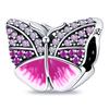 Original Charms Copper Red Butterfly Creature Beads Fit Bracelet Women Jewelry Making Diy Gift