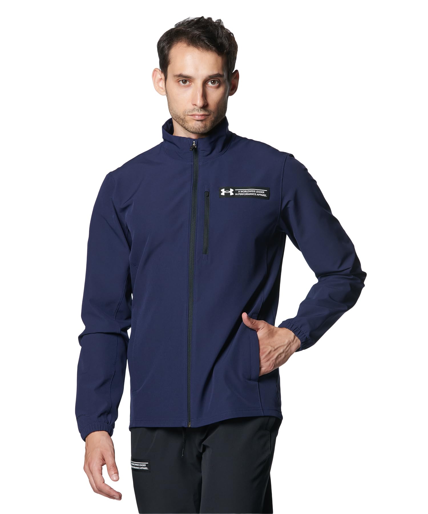 

UA BRUSHED WOVEN FZ Не HD Полуночный флотский XL [Under Armour]