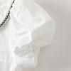 Chemise Blanche Manches Courtes Style Académie pour Filles DAVE & BELLA