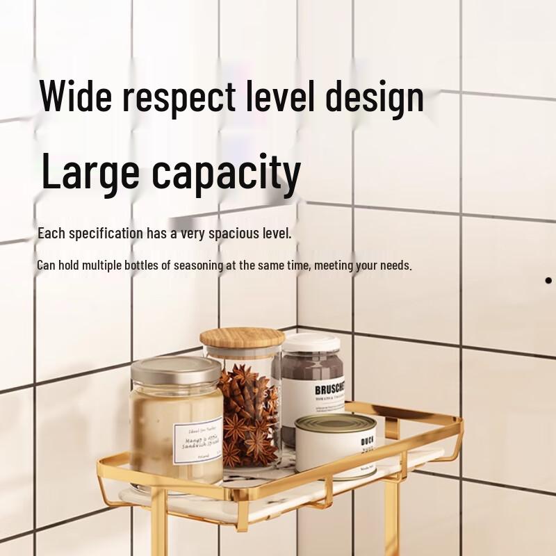 Cloud Frost Light Luxury Kitchen Spice Rack