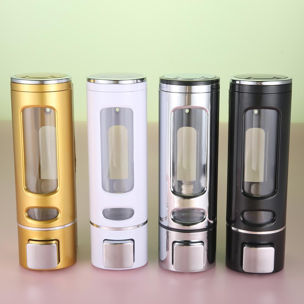 400ml Liquid Soap Dispenser W/screw Wall Mounted Press Refilling Botter Bathroom Shower Shampoo Kitchen Detergent Home Office