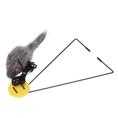 Door Hanging Mouse Cat Toy Interactive Adjustable Retractable Cat Catching Mouse Toy with