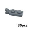MOC Part Assemble Plate Special 1x2 with Handles Thin Brick Clip DIY Building Block Kid Toy Compatible 63868 92280 60478 18649