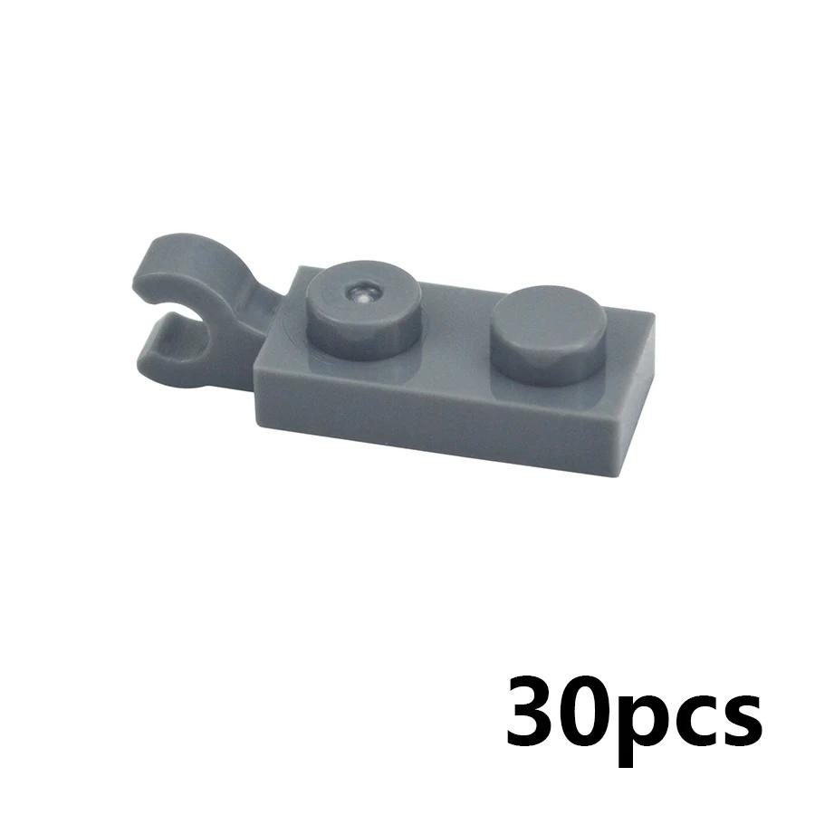 MOC Part Assemble Plate Special 1x2 with Handles Thin Brick Clip DIY Building Block Kid Toy Compatible 63868 92280 60478 18649