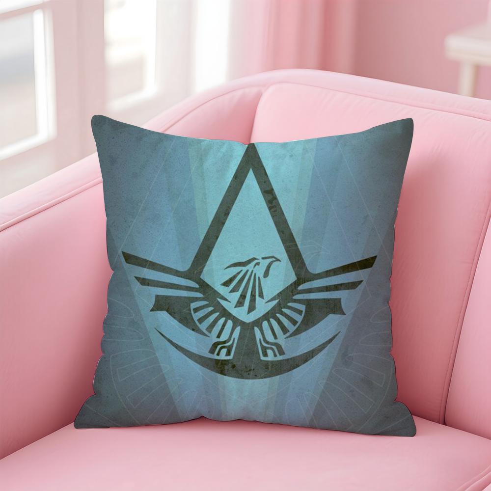 Game A-Assassins CreedS Cushion Cover Home & Car Multi-Scene Pillow Cover - Reversible, Soft & Durable for Daily Use