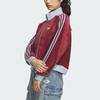 adidas Originální barevná bunda Rok Hada Limitovaná edice Retro pruhovaný barevný blok Sametový stojáček Sportovní krátká volná bunda JN0723