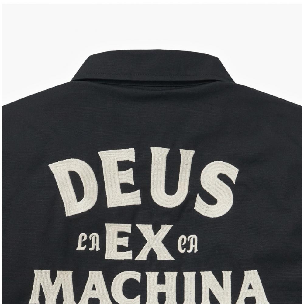 DeuS Ex Machina Biarritz AddreSS Coach Men S Jacket Dmf236996 Blk